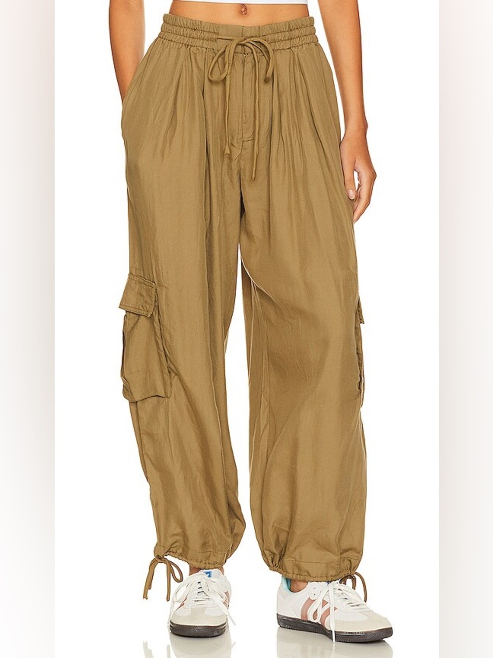 Free People Palash Cargo Pants in Dried Herb